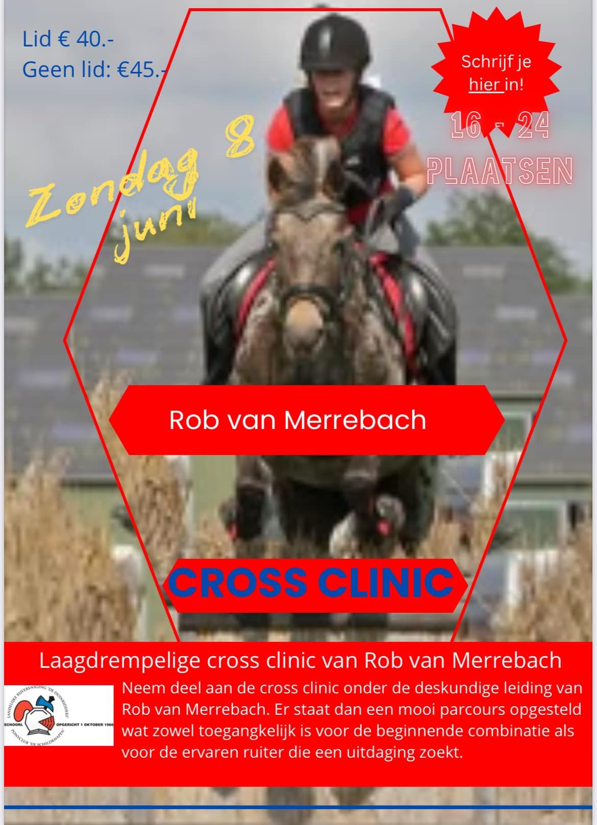 Duinridders cross clinic van Rob Merrebach