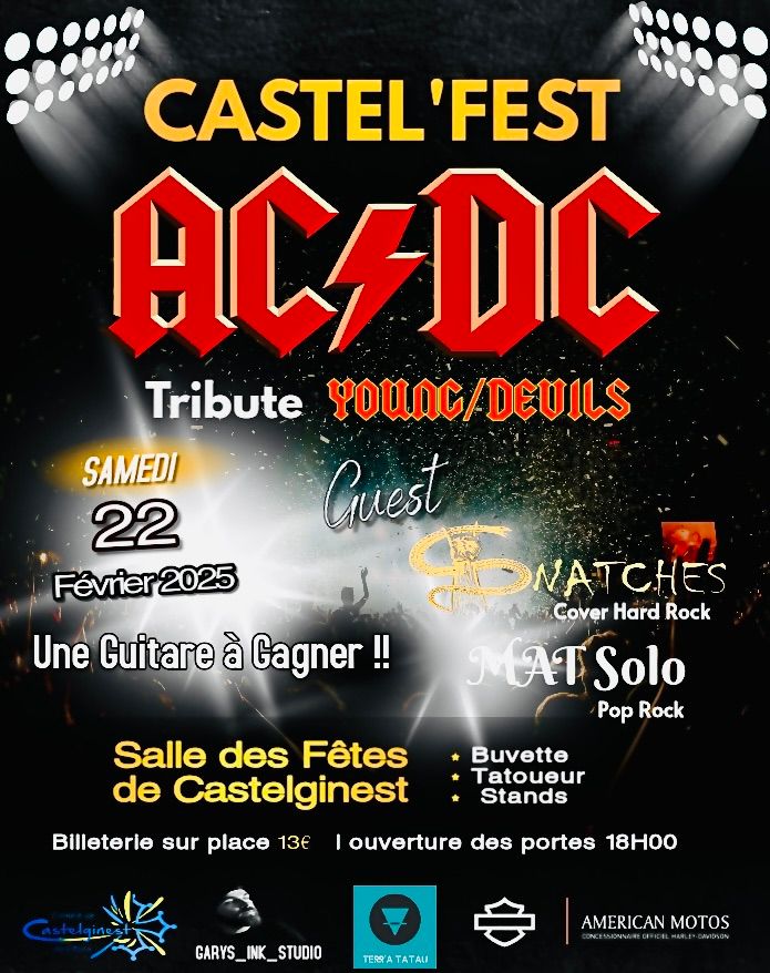 Castel\u2019Fest avec Tribute AC\u26a1\ufe0fDC YOUNG\/ DEVILS