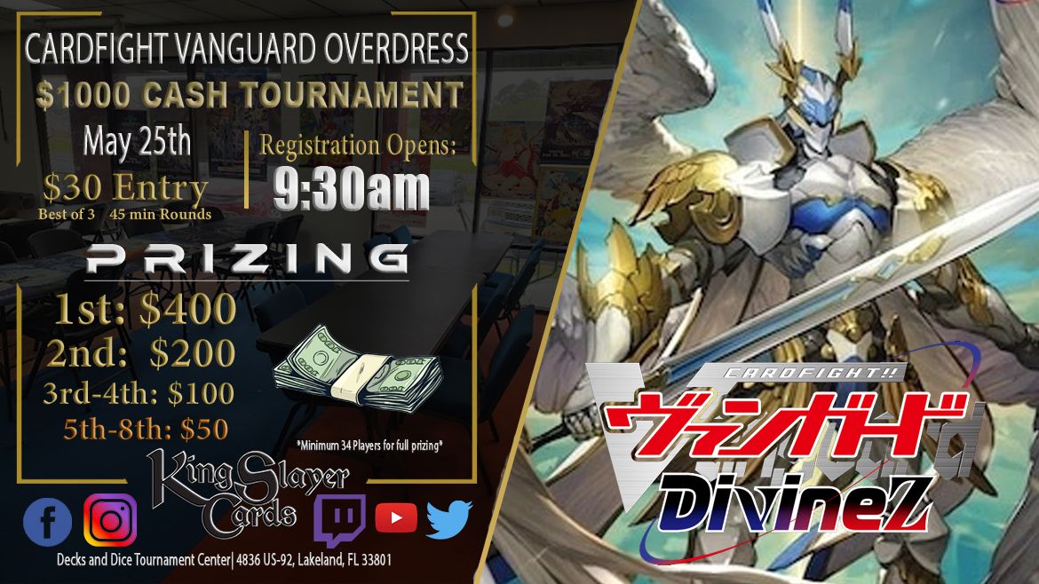 Cardfight Vanguard Overdress 1K Cash Tournament