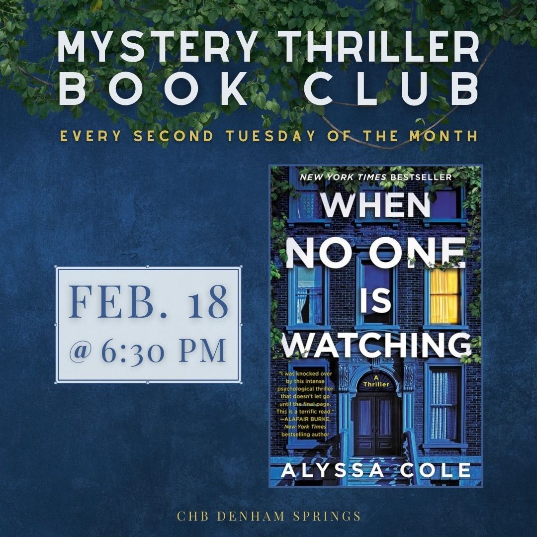 Thriller\/Mystery Book Club