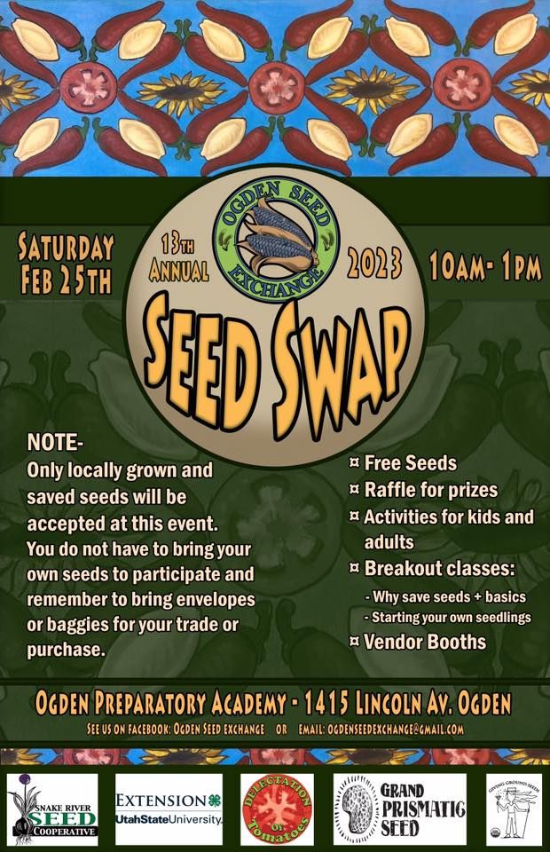 Seed Swap 2023, 1415 Lincoln Ave, Ogden, UT 844045678, United States