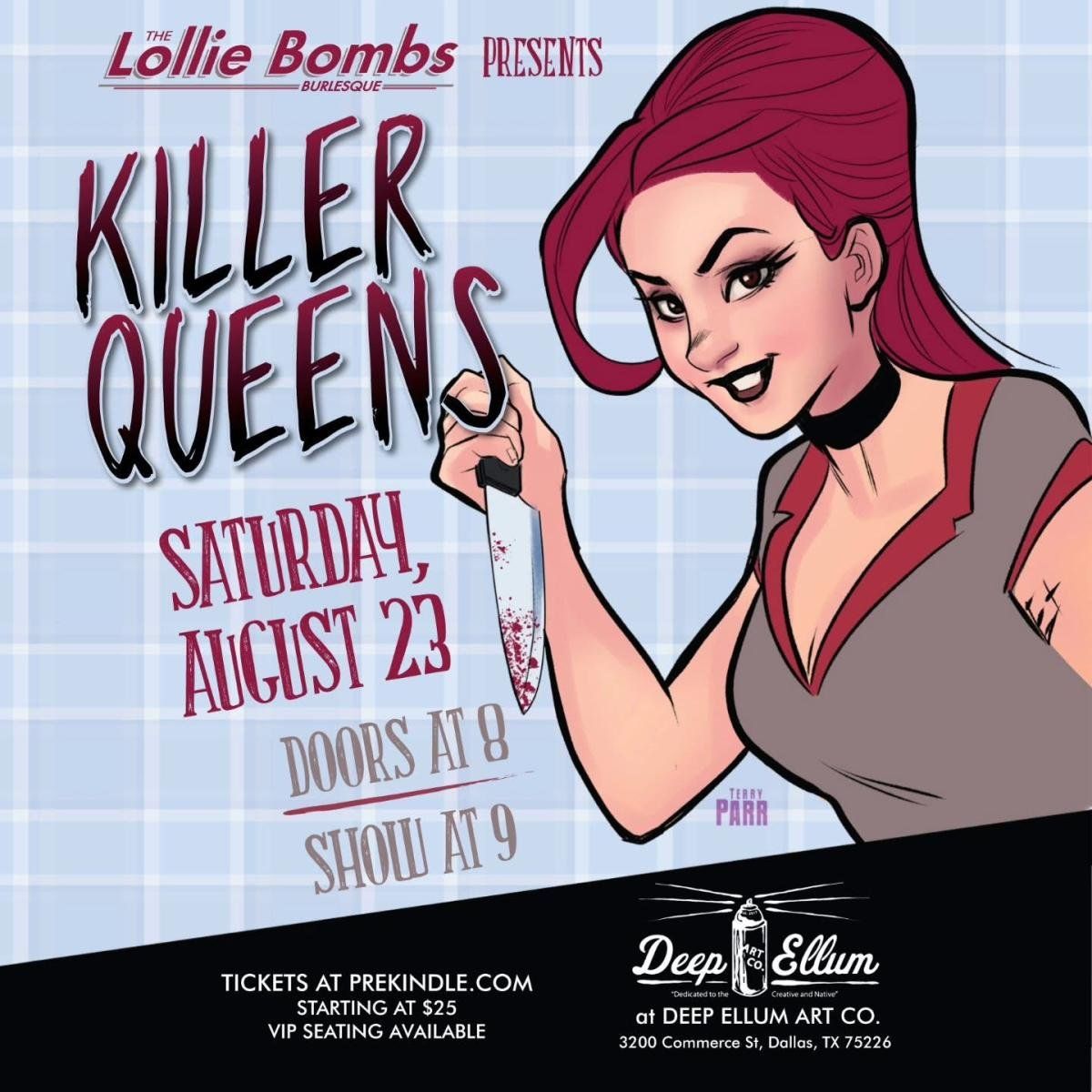 The Lollie Bombs Burlesque at Deep Ellum Art Company