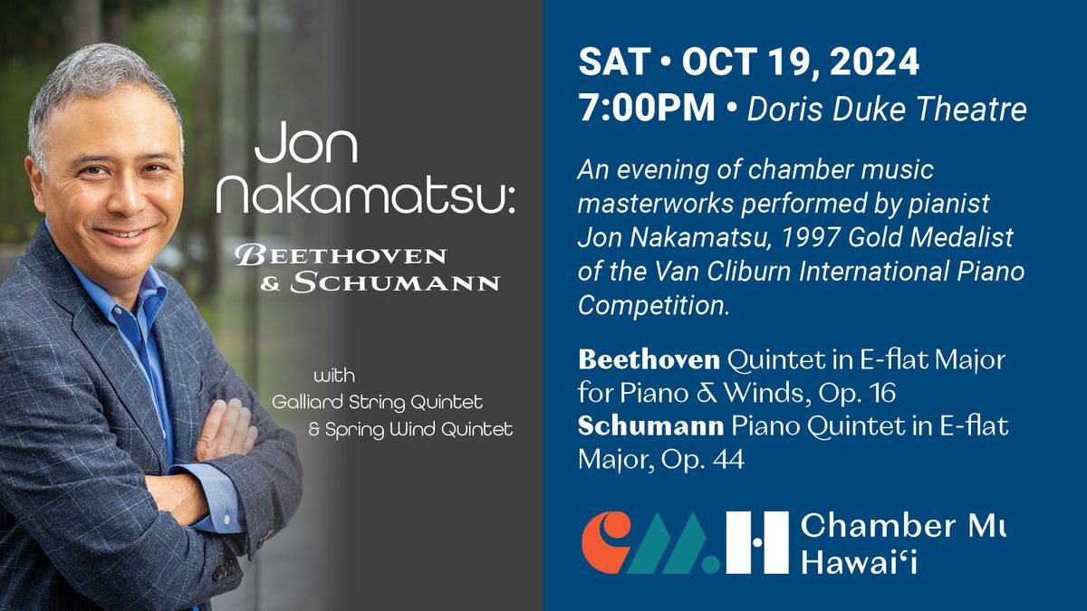 Jon Nakamatsu: Beethoven & Schumann