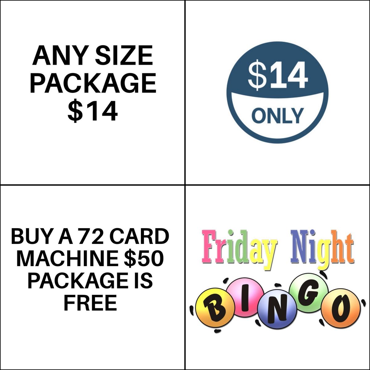 $14 PACKAGE 