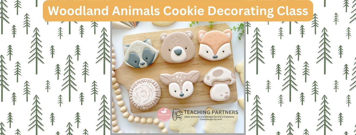 Woodland Animals Cookie Decorating Class