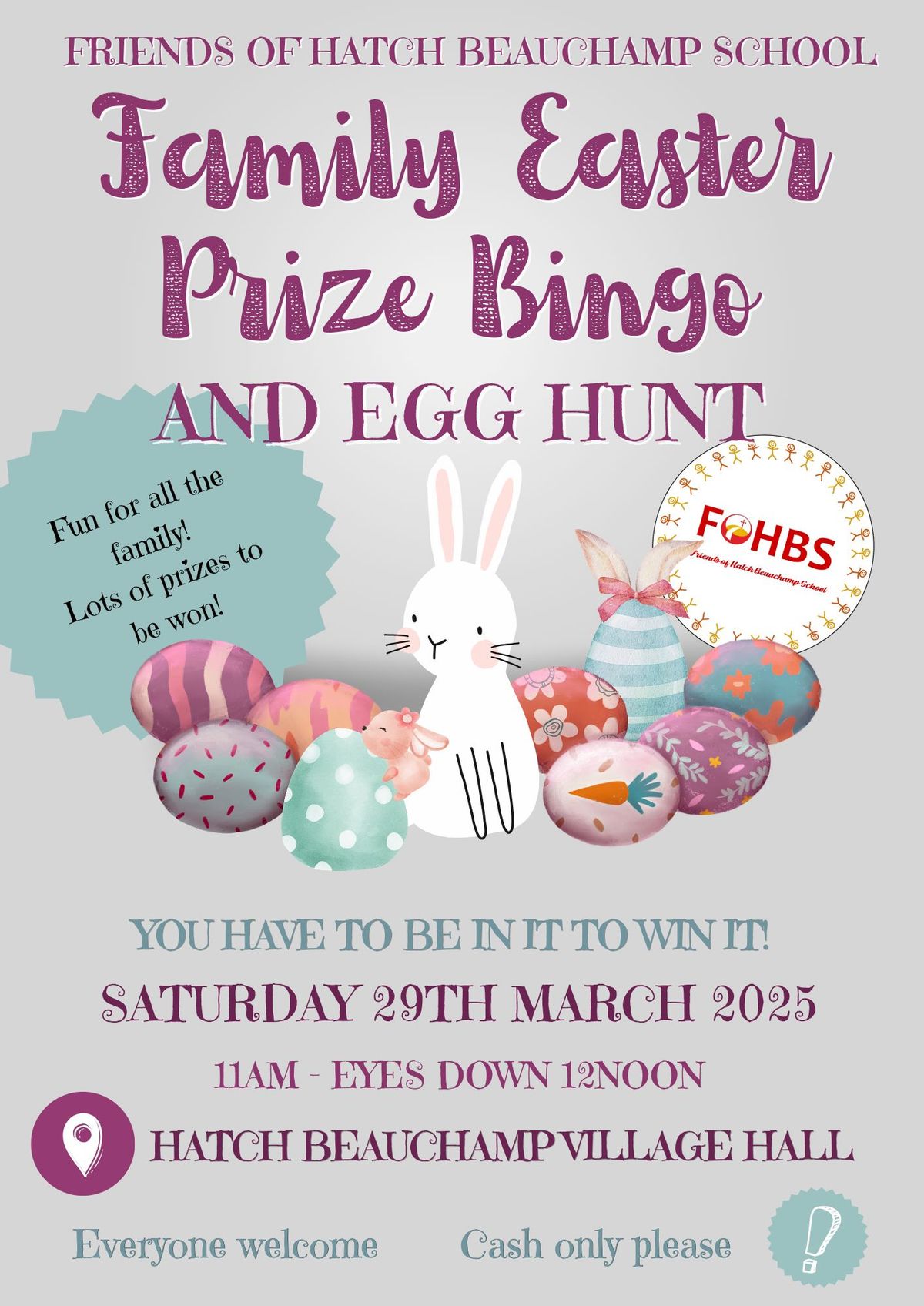 Family Easter Prize Bingo & Egg Hunt