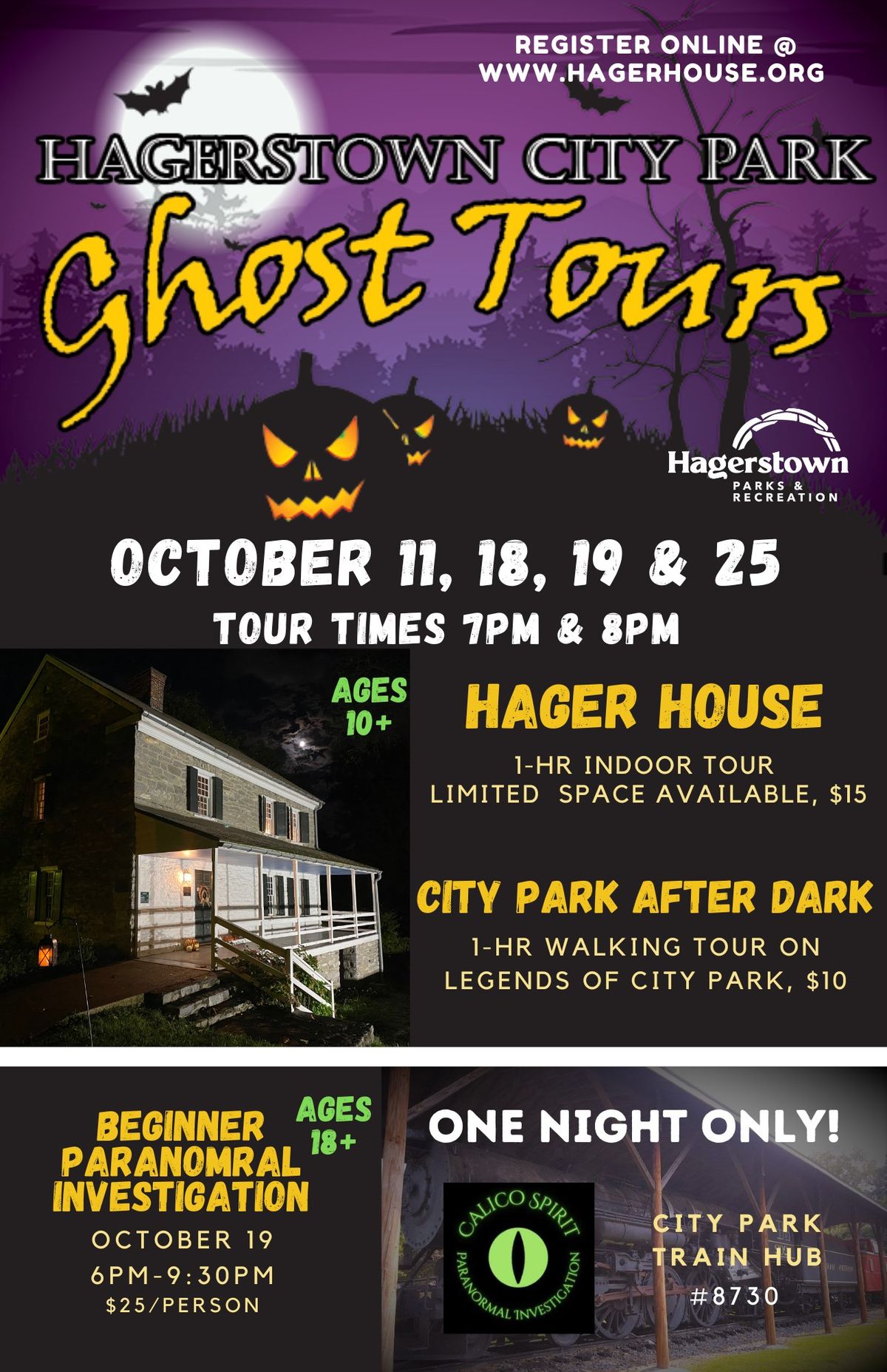 Ghost Tours in City Park