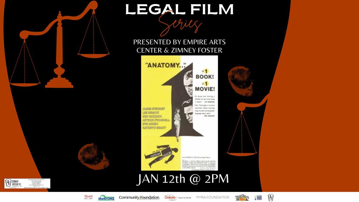 Legal Film Series - Sponsored by Zimney Foster: Anatomy of a Murder