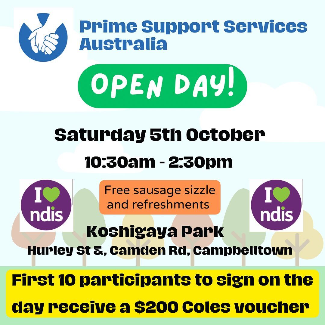 Prime Support Services Australia OPEN DAY!