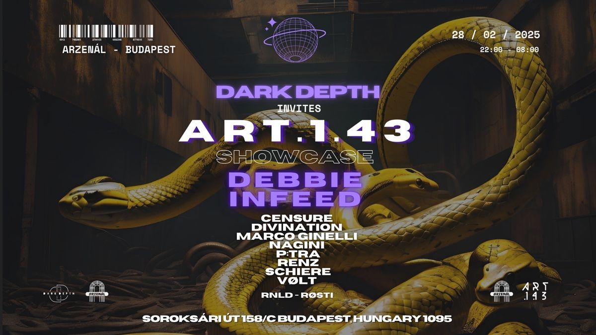 Dark Depth invites: ART1.43 PART lll. w\/ INFEED (IT) DEBBIE (IT)