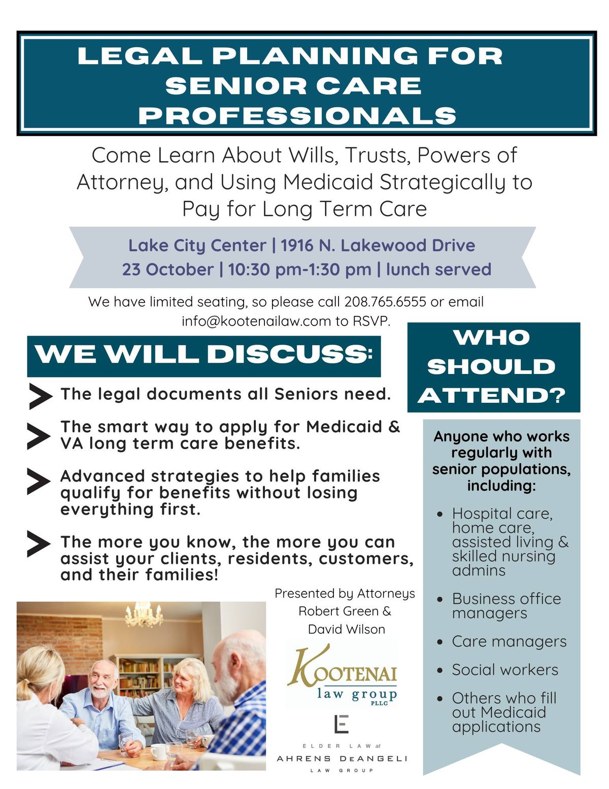 Legal Planning for Senior Care Professionals