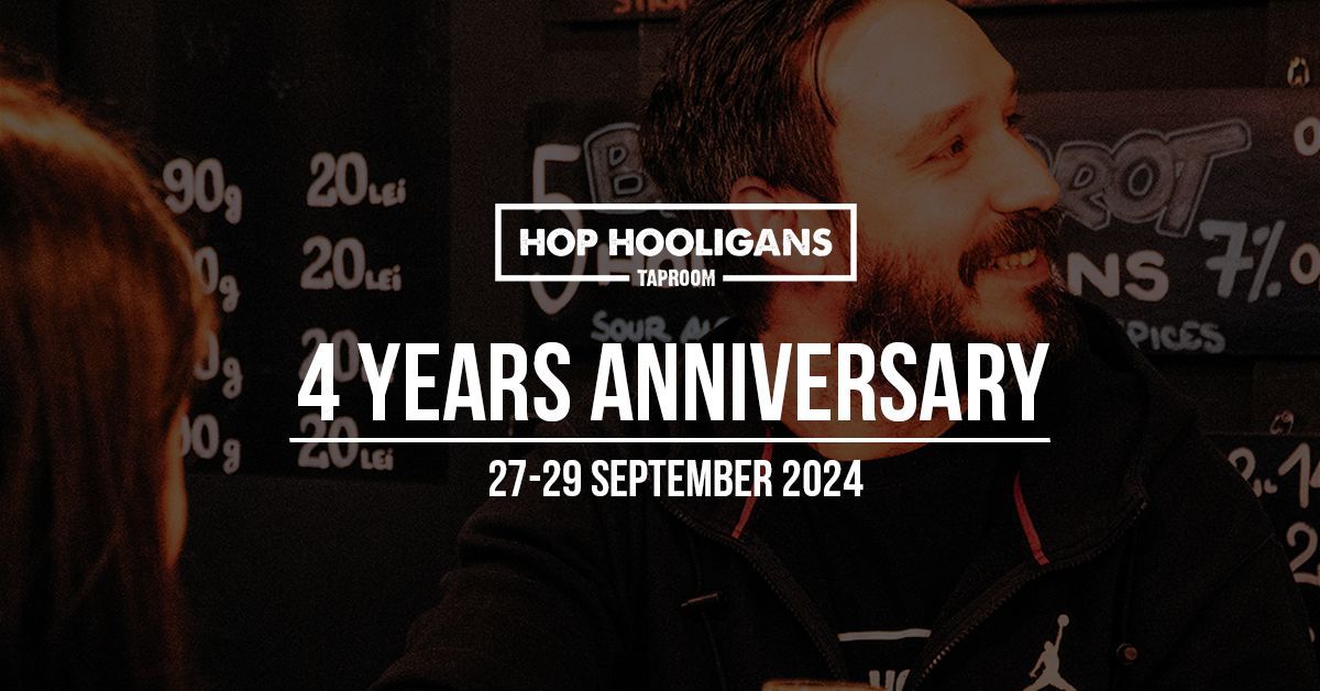 Hop Hooligans Taproom 4 Years Anniversary