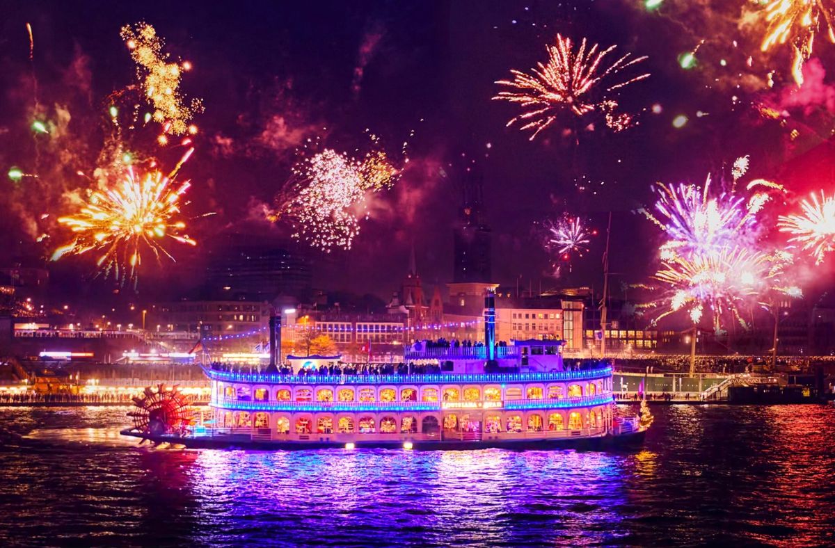 Silvester Gala-Abend auf dem Schaufelradschiff LOUISIANA STAR