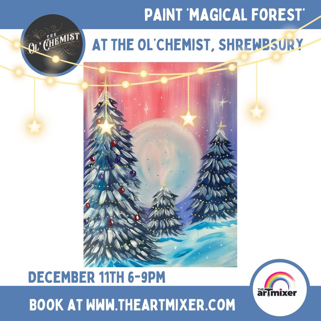 Christmas Paint & Sip Event at The Ol\u2019 Chemist, Shrewsbury 