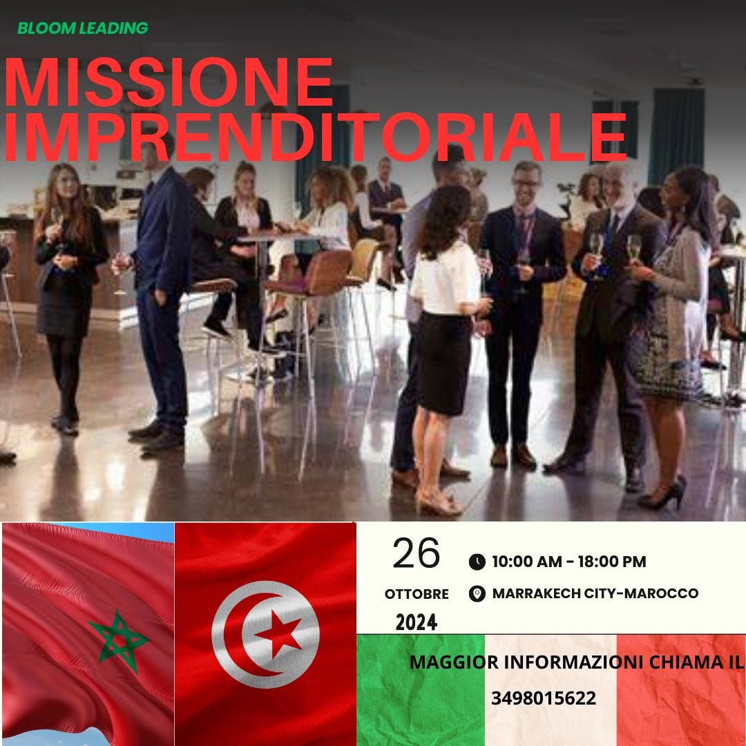 MISSIONE IMPRENDITORIALE A MARRAKECH 