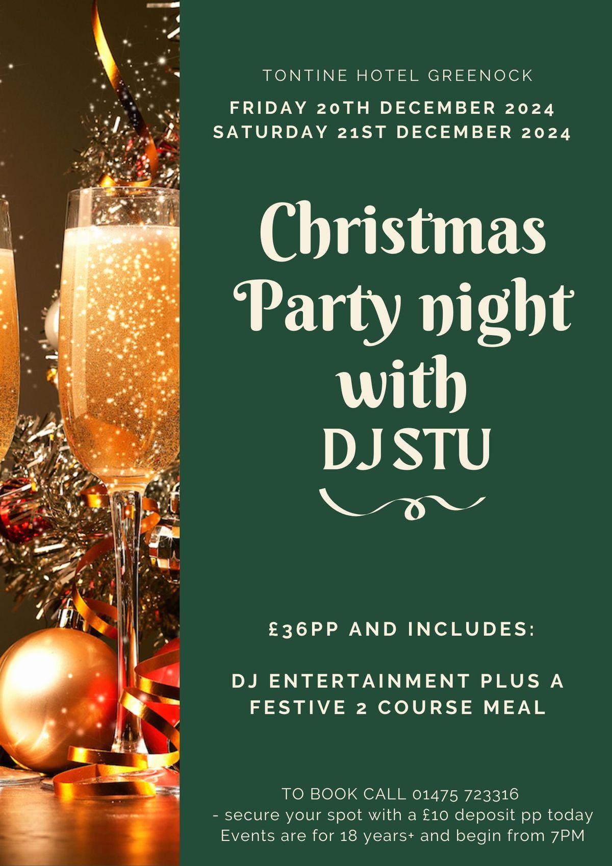 CHRISTMAS PARTY NIGHT WITH DJ STU 