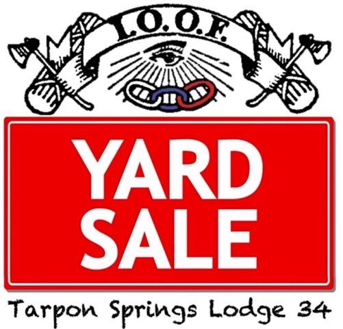 TARPON SPRINGS ODD FELLOWS YARD SALE