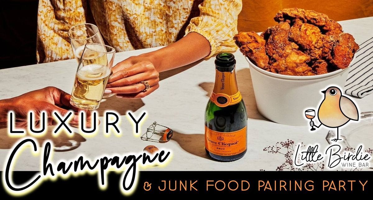 Luxury Champagne & Junk Food Pairing Party 