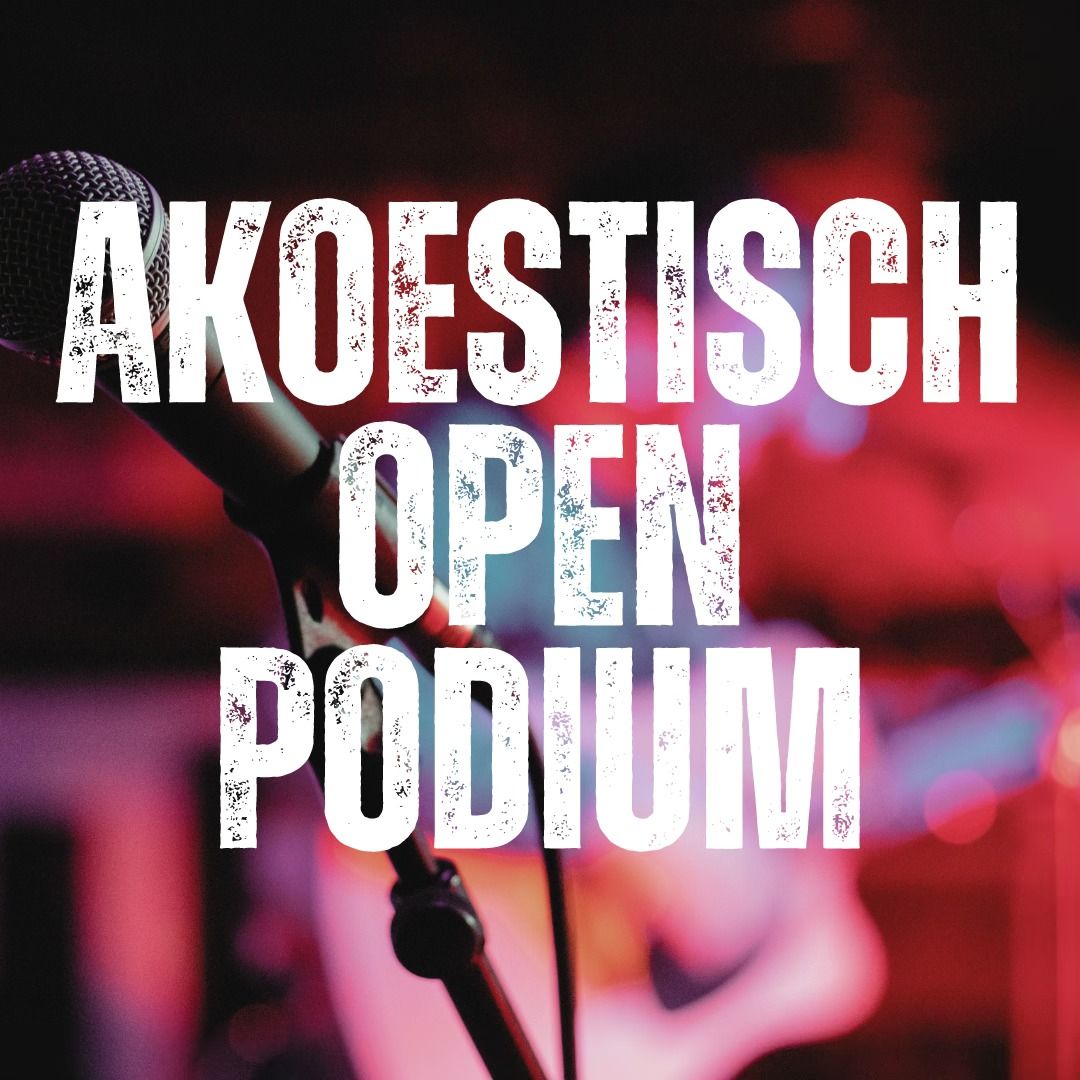 Akoestisch Open Podium