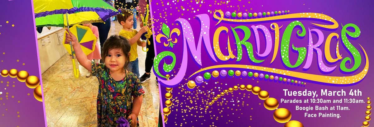 Mardi Gras Celebration and indoor parades