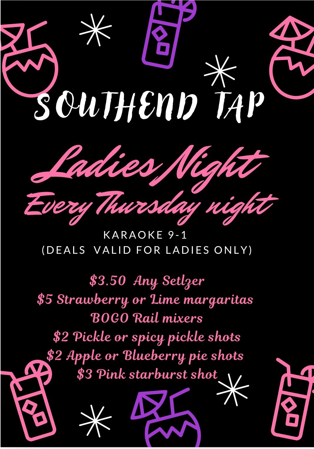 Ladies night at Southend Tap