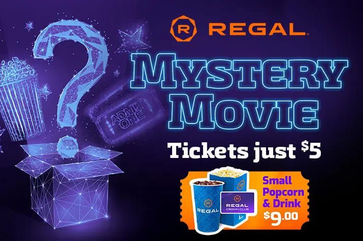 $5 Monday Mystery Movie at 7pm