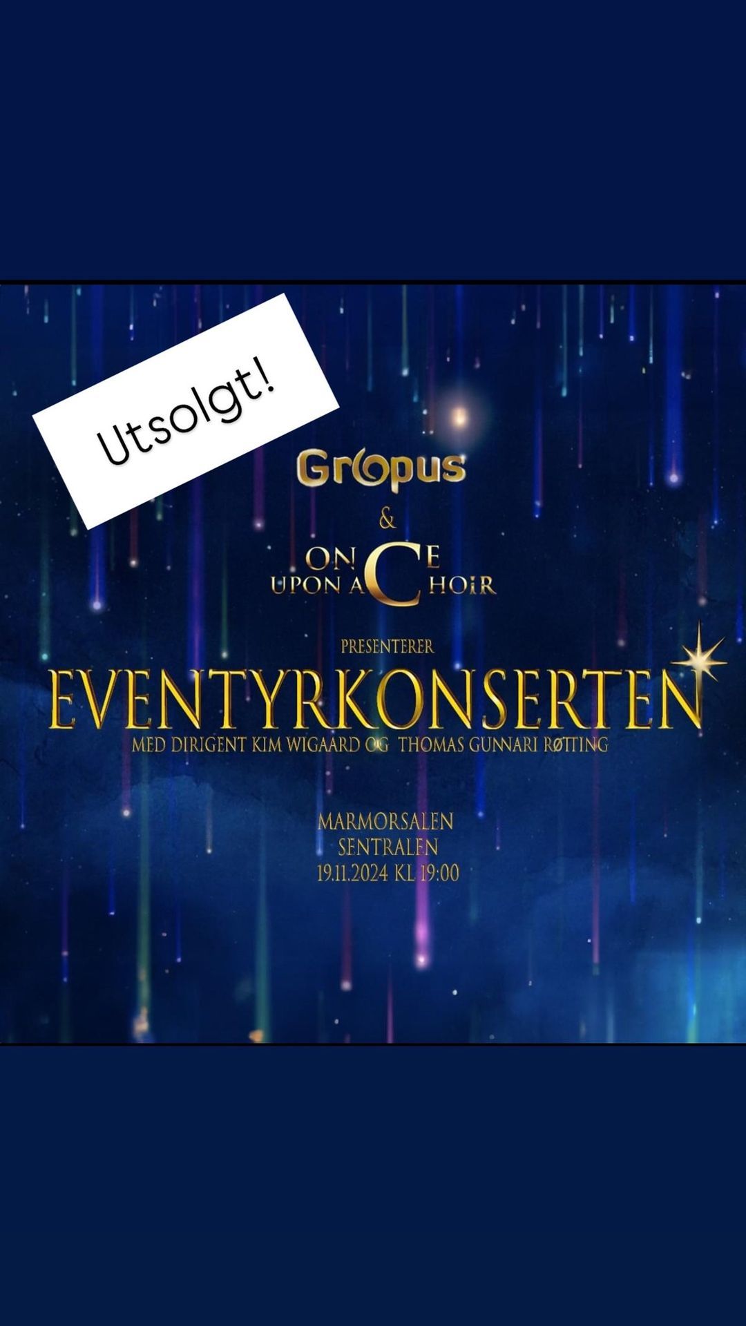 Eventyrkonserten - utsolgt!