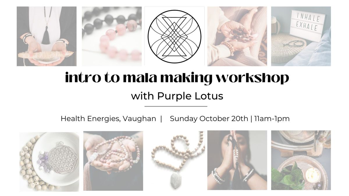 Intro to Mala Making Workshop 