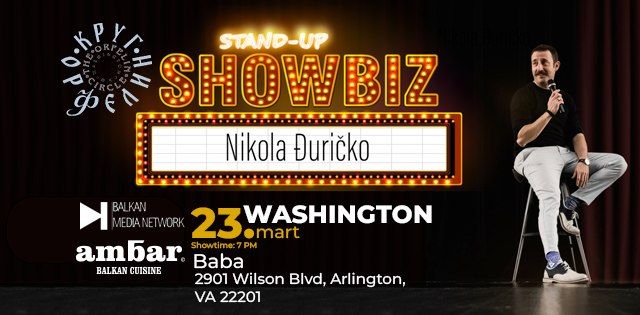 Nikola Djuricko in Washington DC- SHOWBIZ Stand-Up