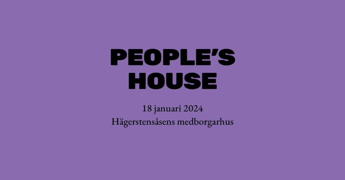 PEOPLE'S HOUSE 