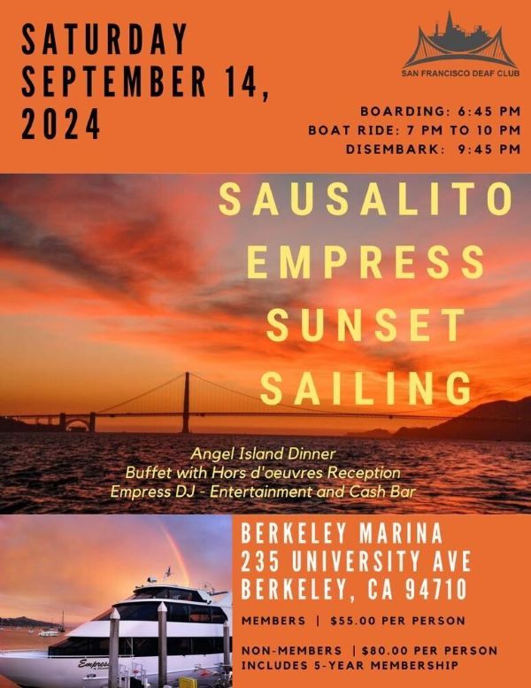 SFDC \u2013 Sausalito Empress Sunset Sailing