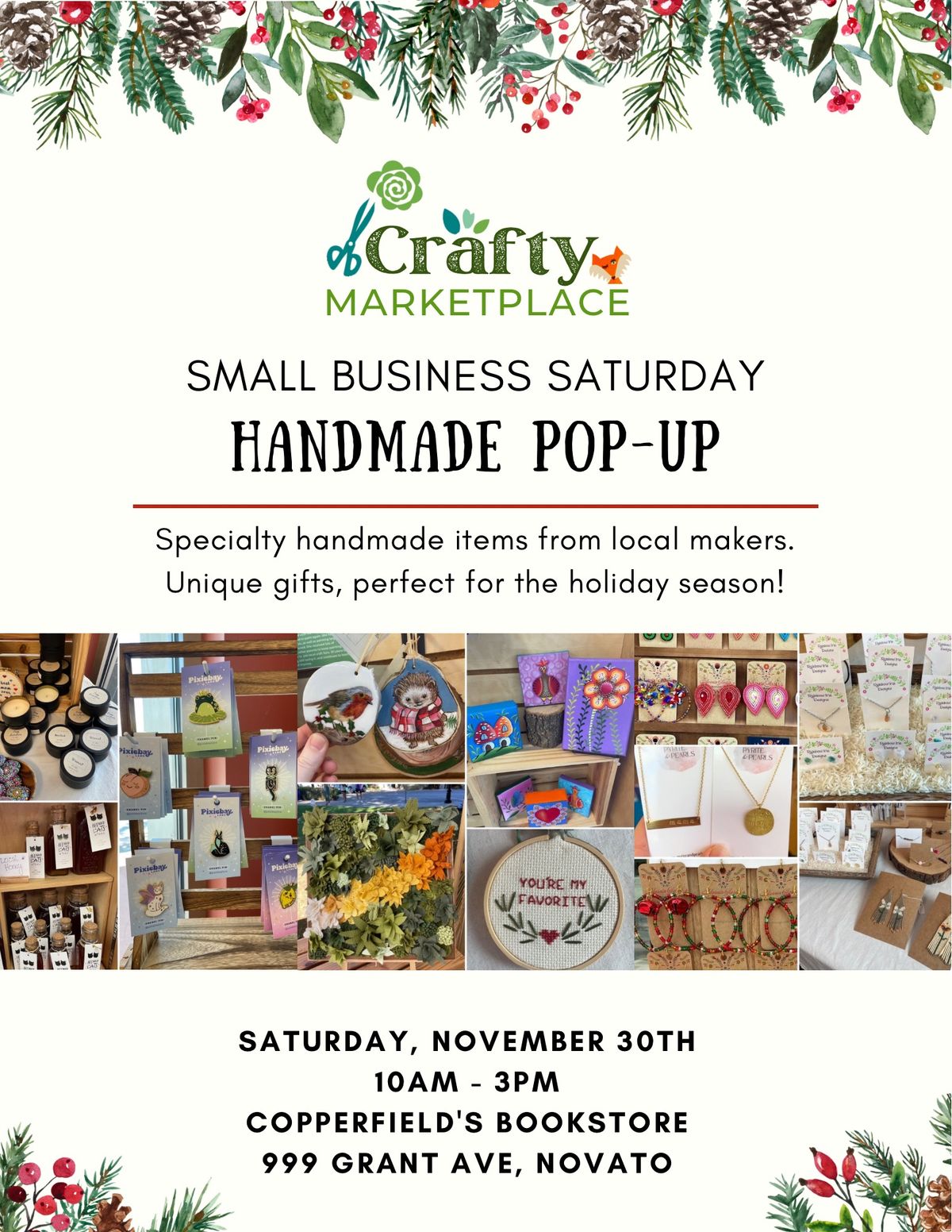 Small Business Saturday Handmade Pop-Up