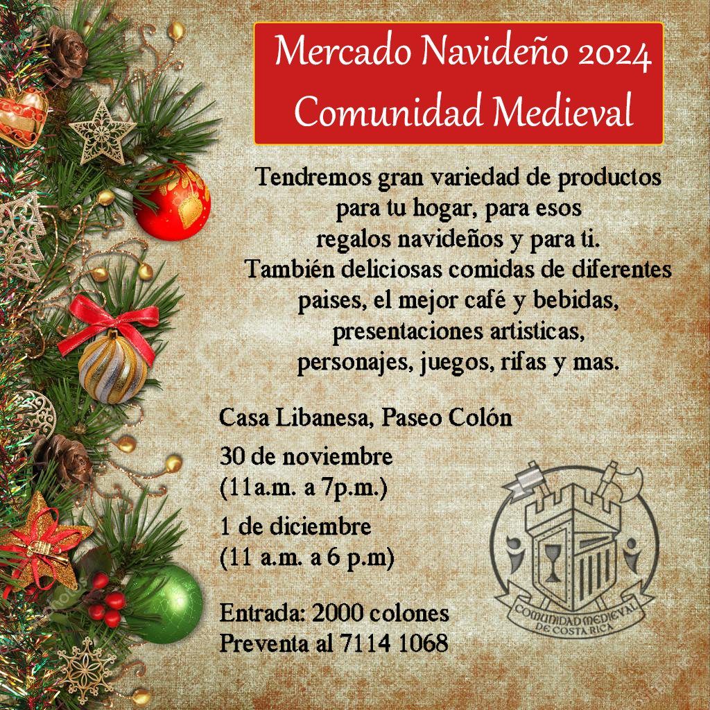 Mercado Navide\u00f1o 2024 - Comunidad Medieval Costa Rica