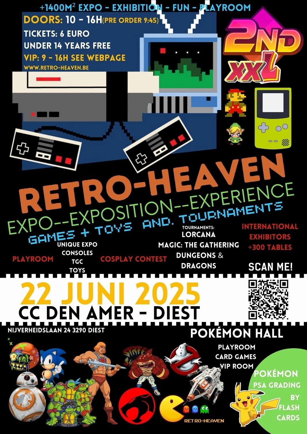 Retro heaven game and toy beurs \/ expo \/ beleving 