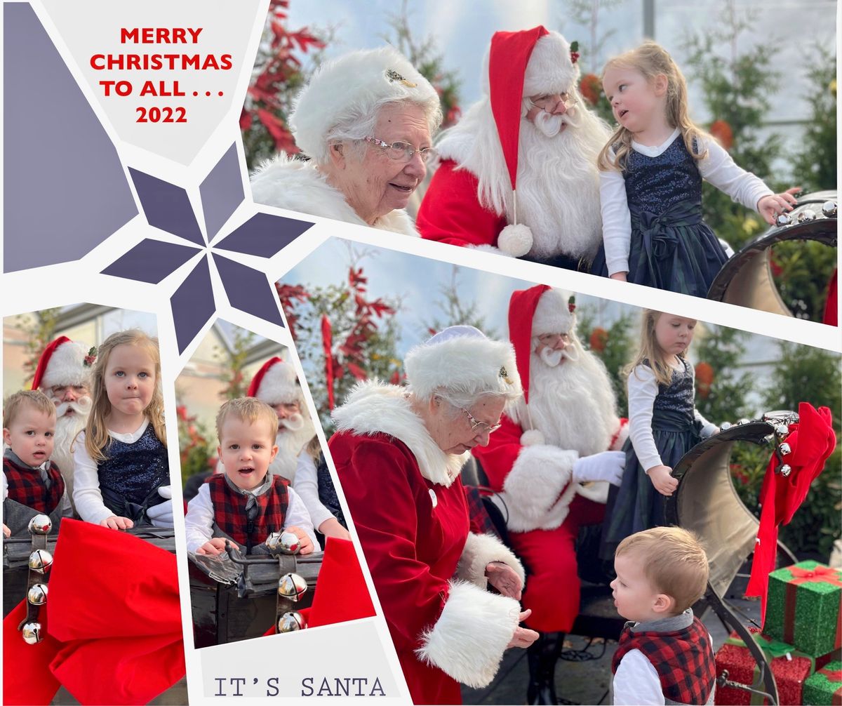 Visit with Santa and Mrs Claus