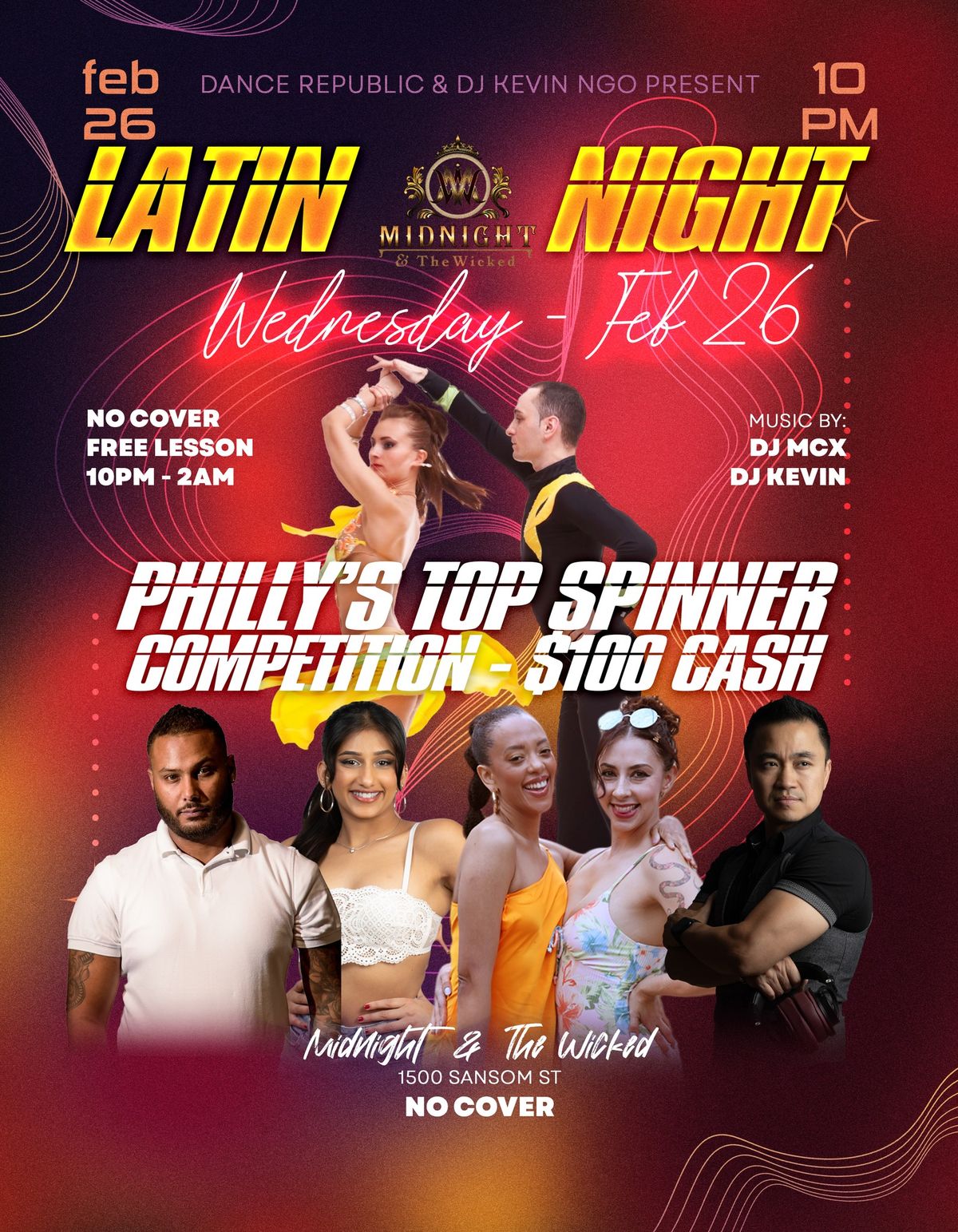 Latin Wednesday @ Midnight & The Wicked