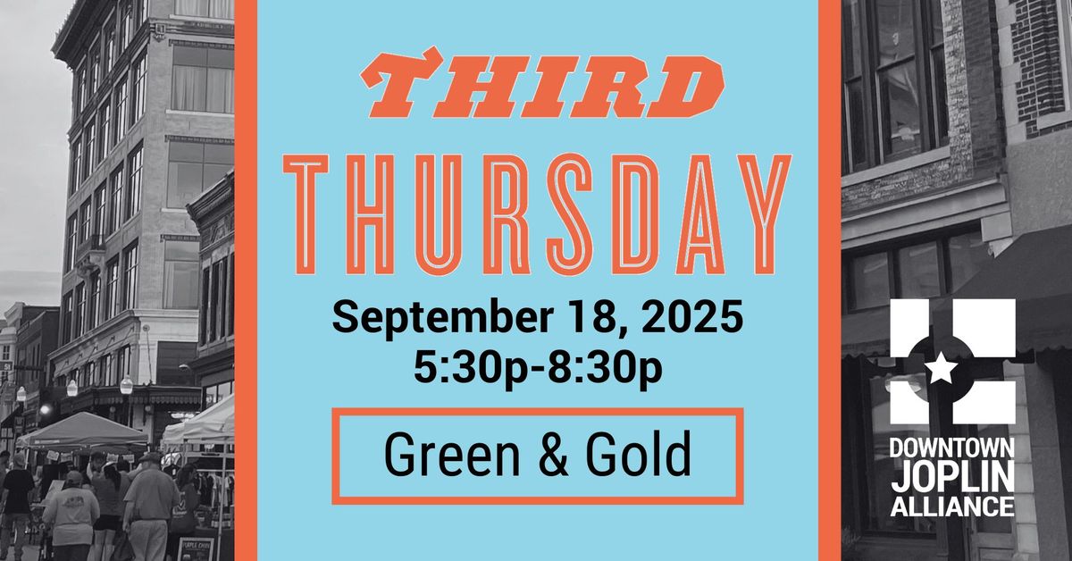 September Third Thursday--MSSU Green & Gold