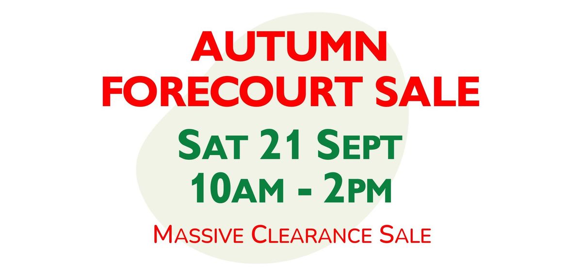 Workaid's Autumn Forecourt Sale