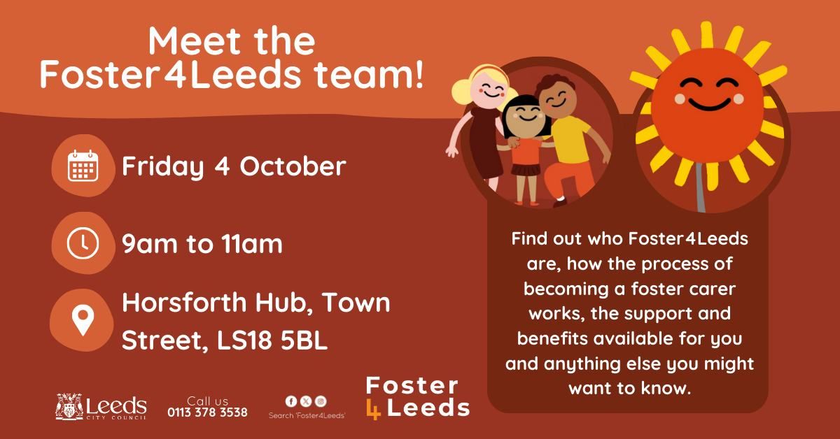 Foster4Leeds Information Event at Horsforth Hub