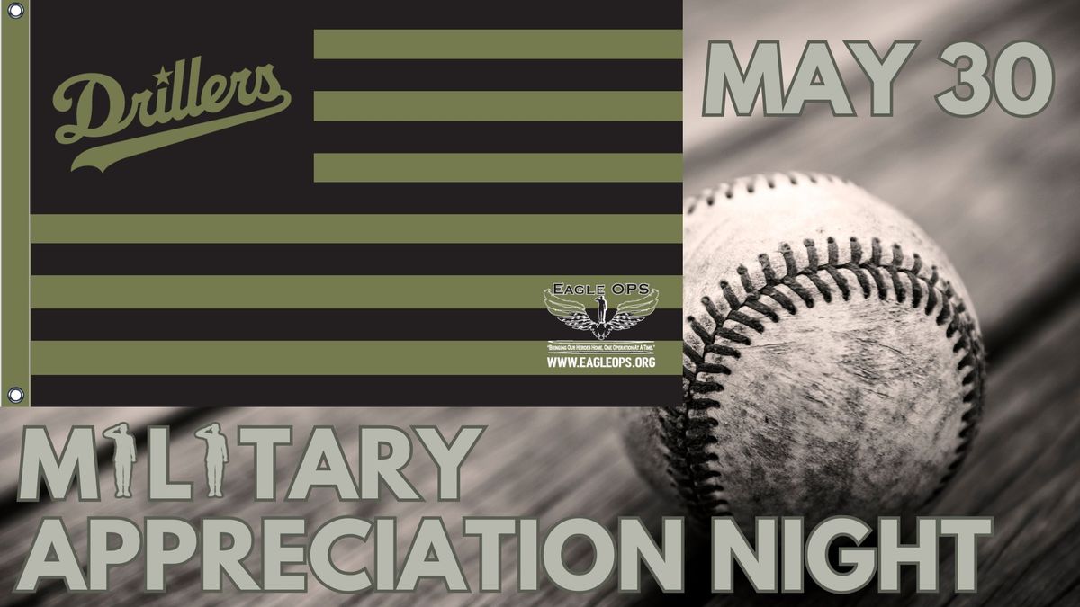 EAGLE OPS MILITARY APPRECIATION NIGHT AT TULSA DRILLERS