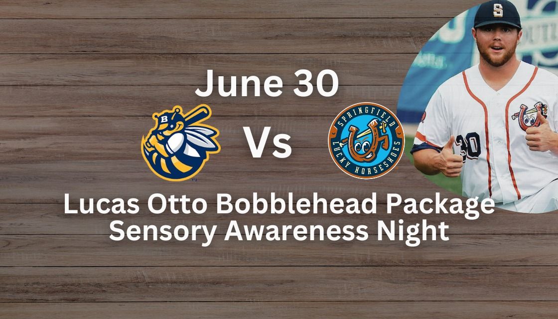 Lucas Otto Bobblehead Package - Sensory Awareness Night: Burlington Bees vs. 'Shoes