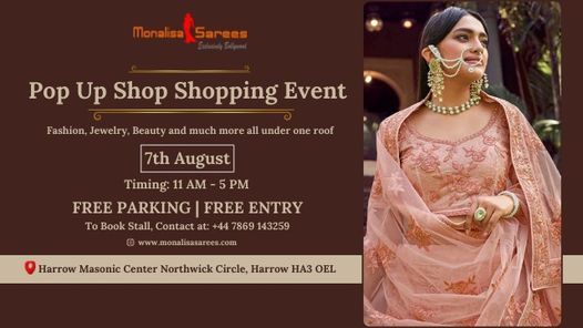 Monalisasarees Pop Up Shop Shopping Event