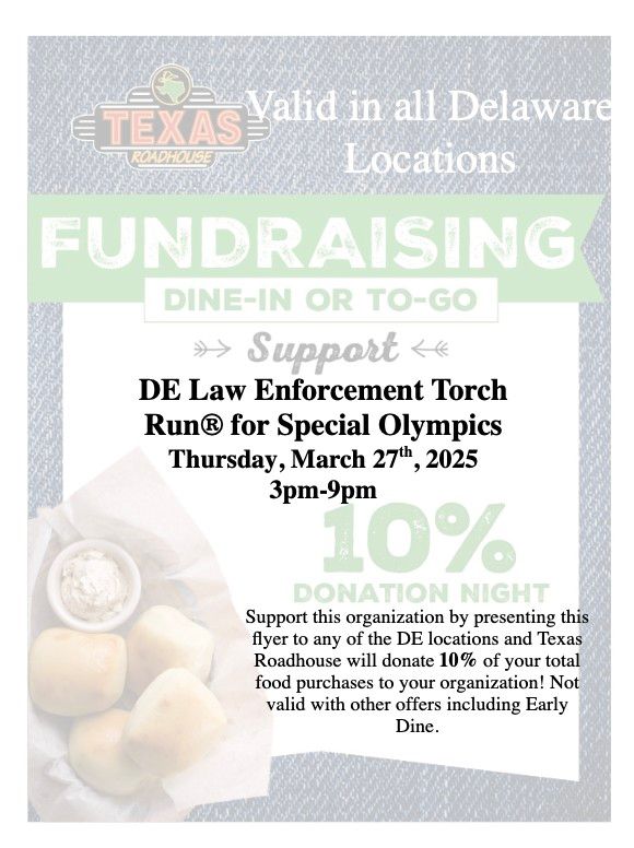 Dine & Donate at Delaware Texas Roadhouse's