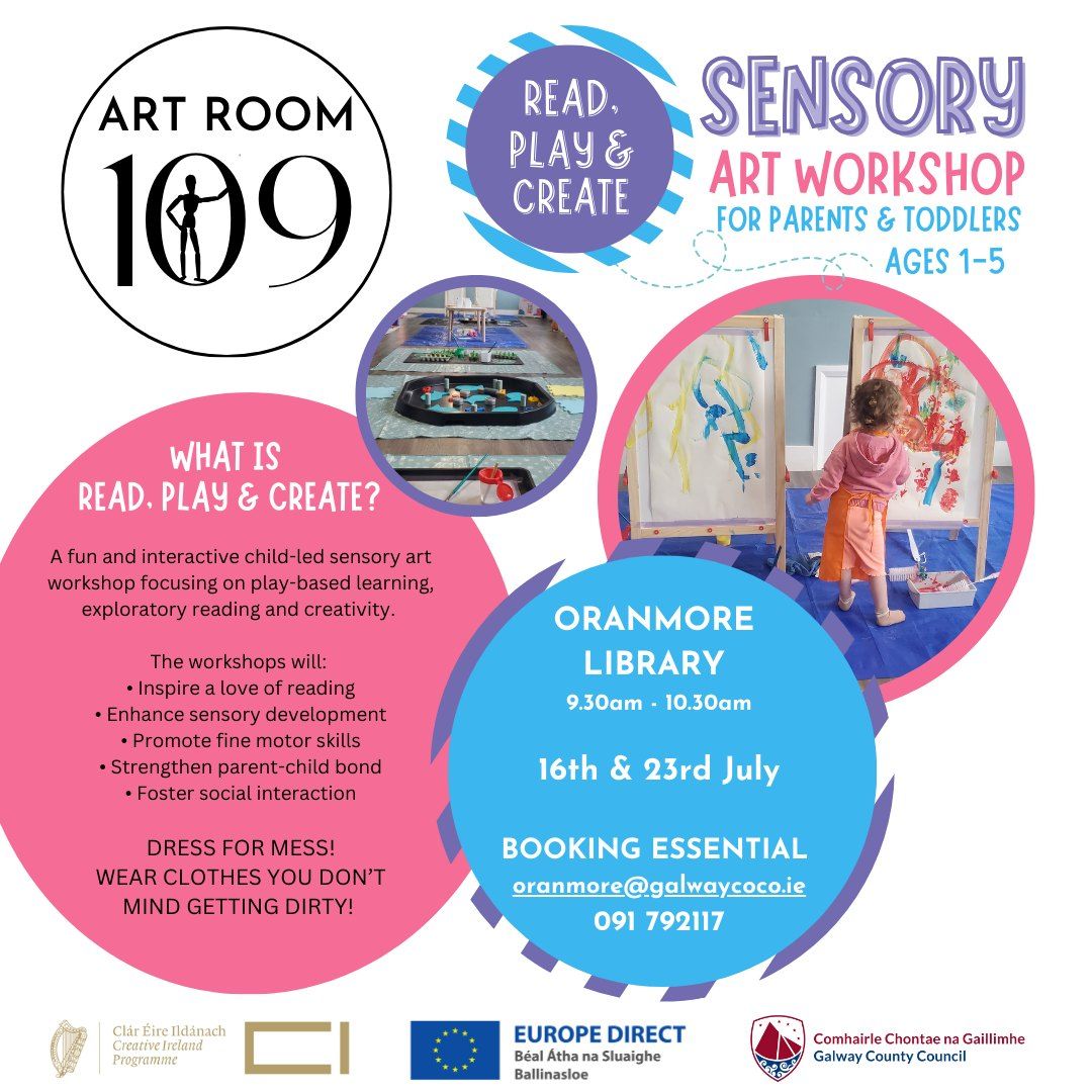 Read, Play & Create - Sensory Art Workshop