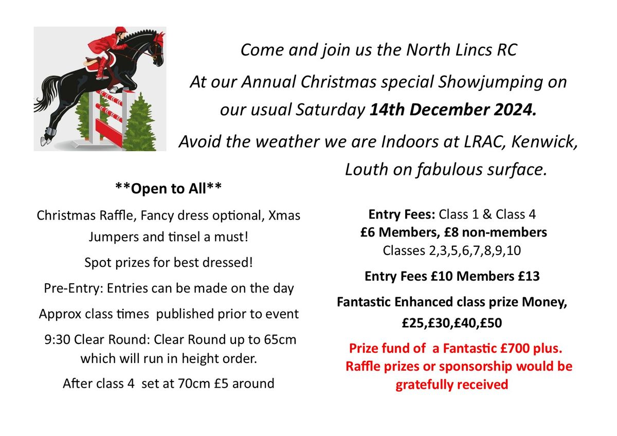 Christmas Special Show Jumping Competiton - Open to All