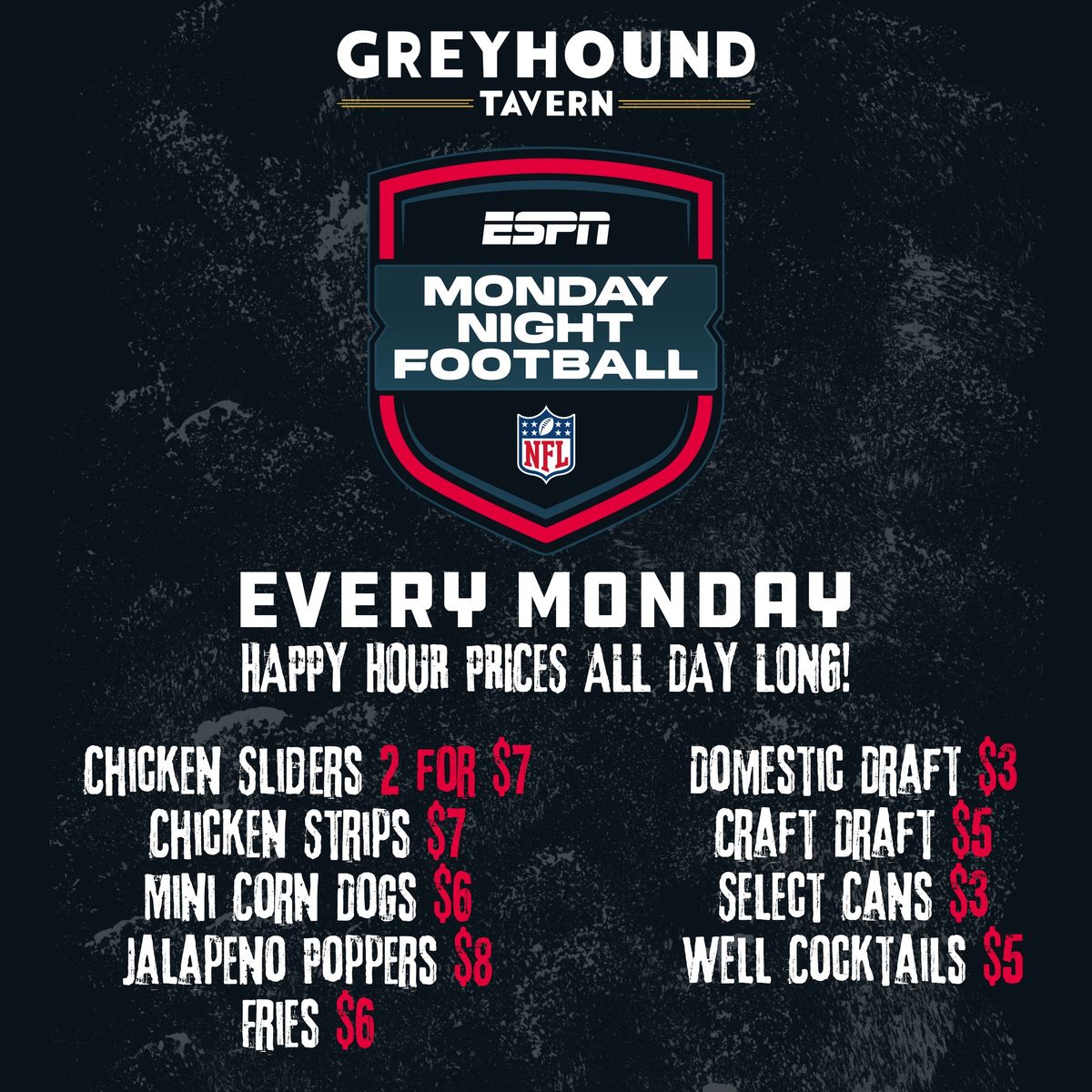 Monday Night Football @ The Hound