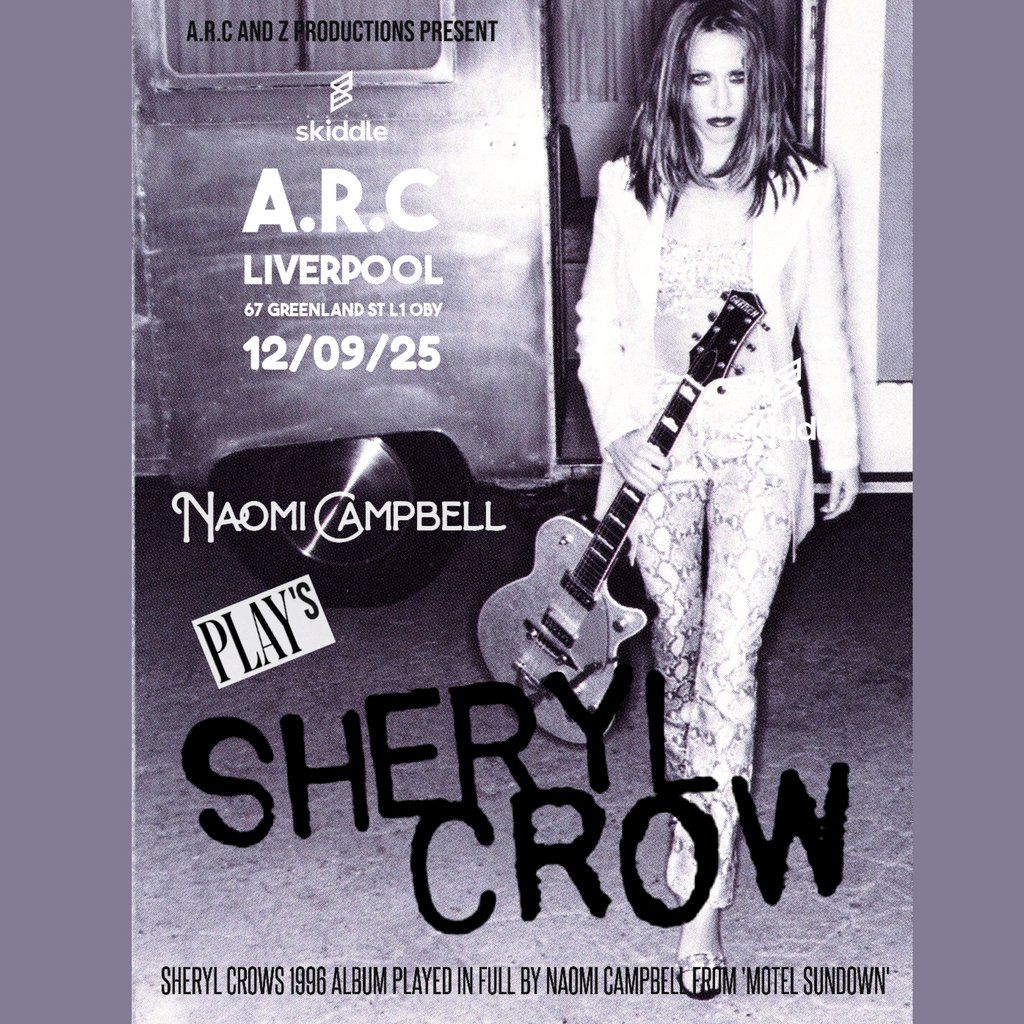 Naomi Campbell plays Sheryl Crow Live @Arc Liverpool