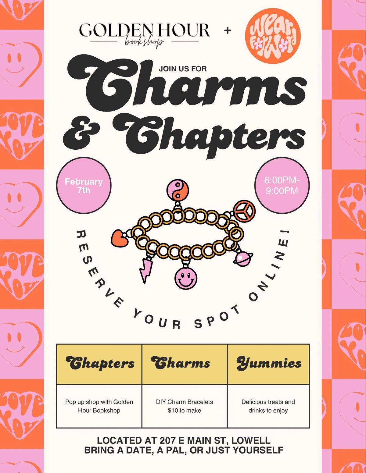 Charms & Chapters - Romance Bookshop, Craft Night, & Sweet Treats