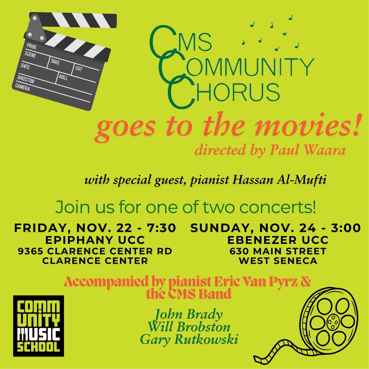 CMS Community Chorus: Goes to the Movies