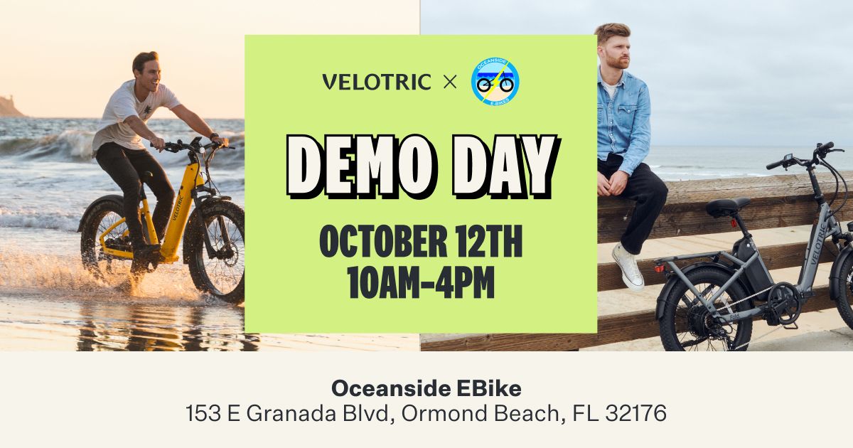 Velotric X Oceanside E-Bikes Demo Day